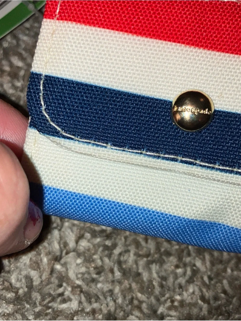 kate spade compact striped